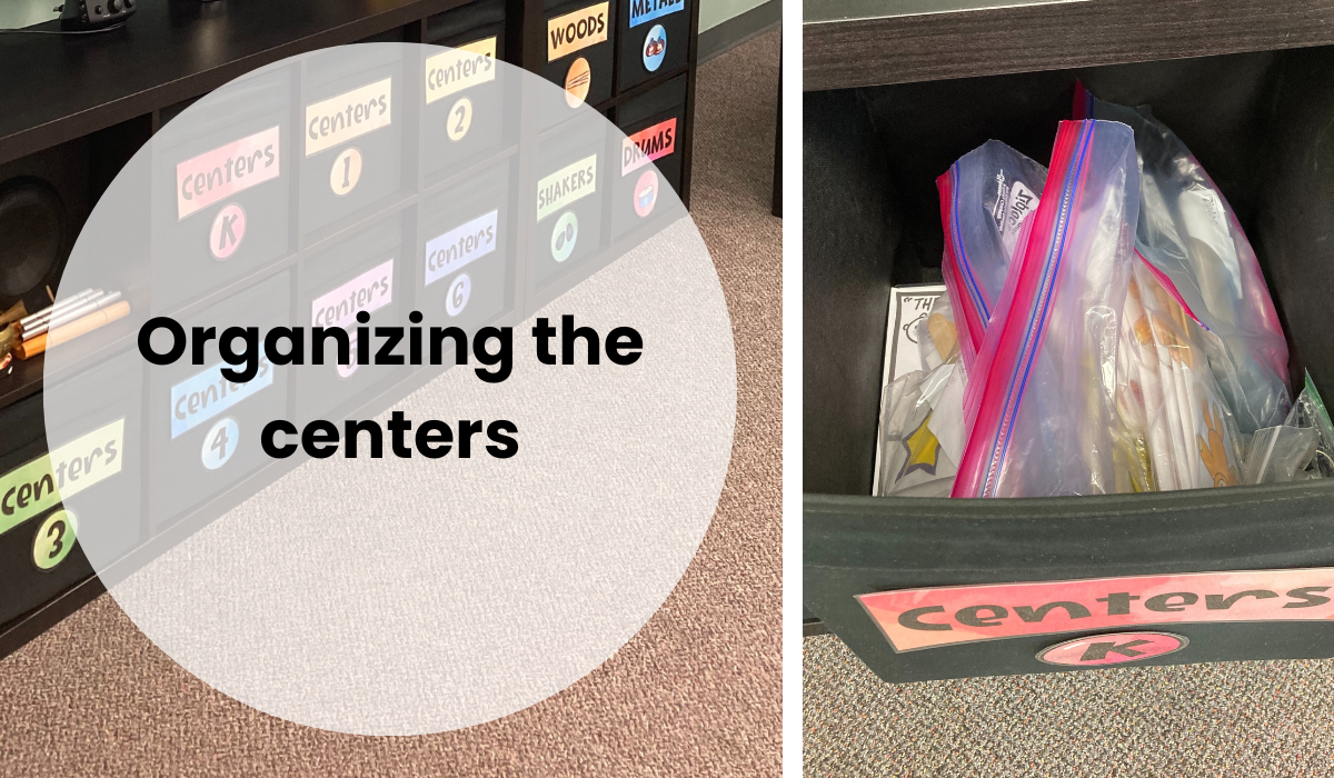 How to plan elementary music centers for the classroom, set up.